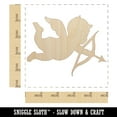 thumbnail image 2 of Cupid with Arrow Hearts Valentine's Day Silhouette Wood Shape Unfinished Piece Cutout Craft DIY Projects - 4.70 Inch Size - 1/8 Inch Thick, 2 of 7