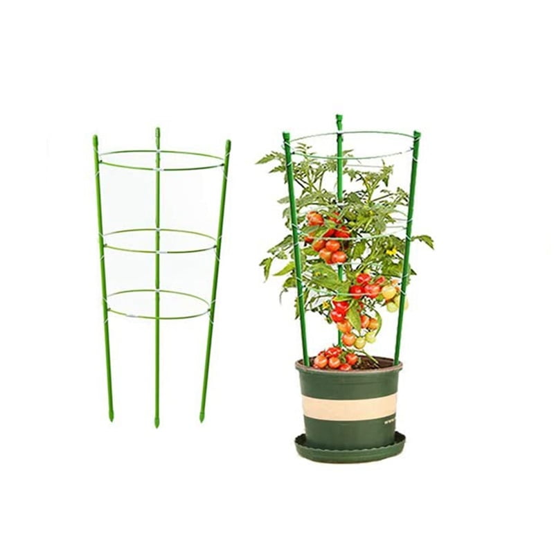 Plant Support Cage Rust Resistant Garden Plant Support Ring Plant Stake