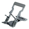 thumbnail image 2 of Aluminum Alloy Phone Holder High Strength Ultra-thin Foldable Desk Cell Phone Stand for Watching Video,Grey, 2 of 8