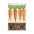 thumbnail image 3 of AZXY Easter Welcome Garden Flag 12x17.7 Inch, Colorful Carrots with Polka Dot Print Outdoor Yard Flag for Yard Patio Front Door Spring Holiday Decorations, 3 of 7