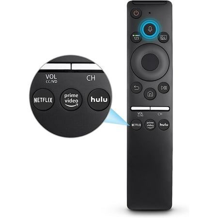 SOONHUA Replacement Voice Remote for Samsung-TV-Remote Compatible for All Samsung with Voice Function Smart Curved Frame QLED LED LCD 8K 4K TVs