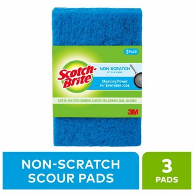 Scotch-Brite Non-Scratch Cellulose Sponge with Scouring Pad (9-Pack) in the  Sponges & Scouring Pads department at
