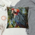 thumbnail image 2 of Orinice Parrot Branch Tree Graphic Decorative Throw Pillow Cover for Home Couch Living Room Bed Sofa - 1PC 24x24in, 2 of 5