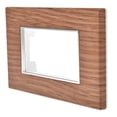 thumbnail image 2 of Placa 3 Ventanas Omega Plástico Café Roble, 2 of 3