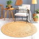 thumbnail image 3 of Alfombra KEMA de yute trenzada, redonda, 120 cm, resistente a las manchas, 3 of 7