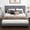 Gray, variant on Full Bed Frames with Headboard, Upholstered Platform Bed with Wood Slats 800 lbs Support , Noise Free, No Box Spring Needed, Gray