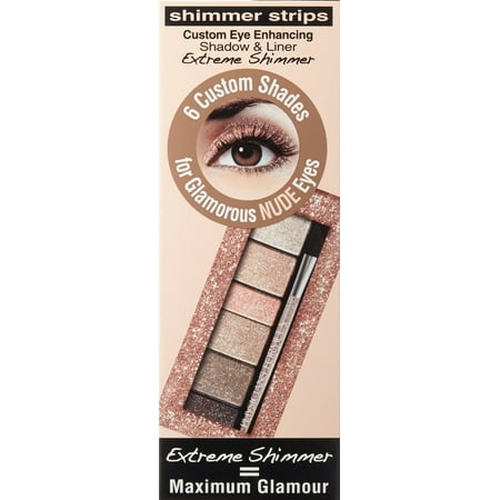 Nude Shimmer - Shimmer Strips Extreme Shimmer Shadow & Liner - Nude Eyes - 0.12 oz Physicians Formula