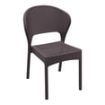 thumbnail image 2 of Compamia Daytona 5 Piece Extendable Patio Dining Set in Brown, 2 of 3