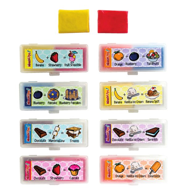 MASH UPS SCENTED KNEADED ERASERS 24/DS