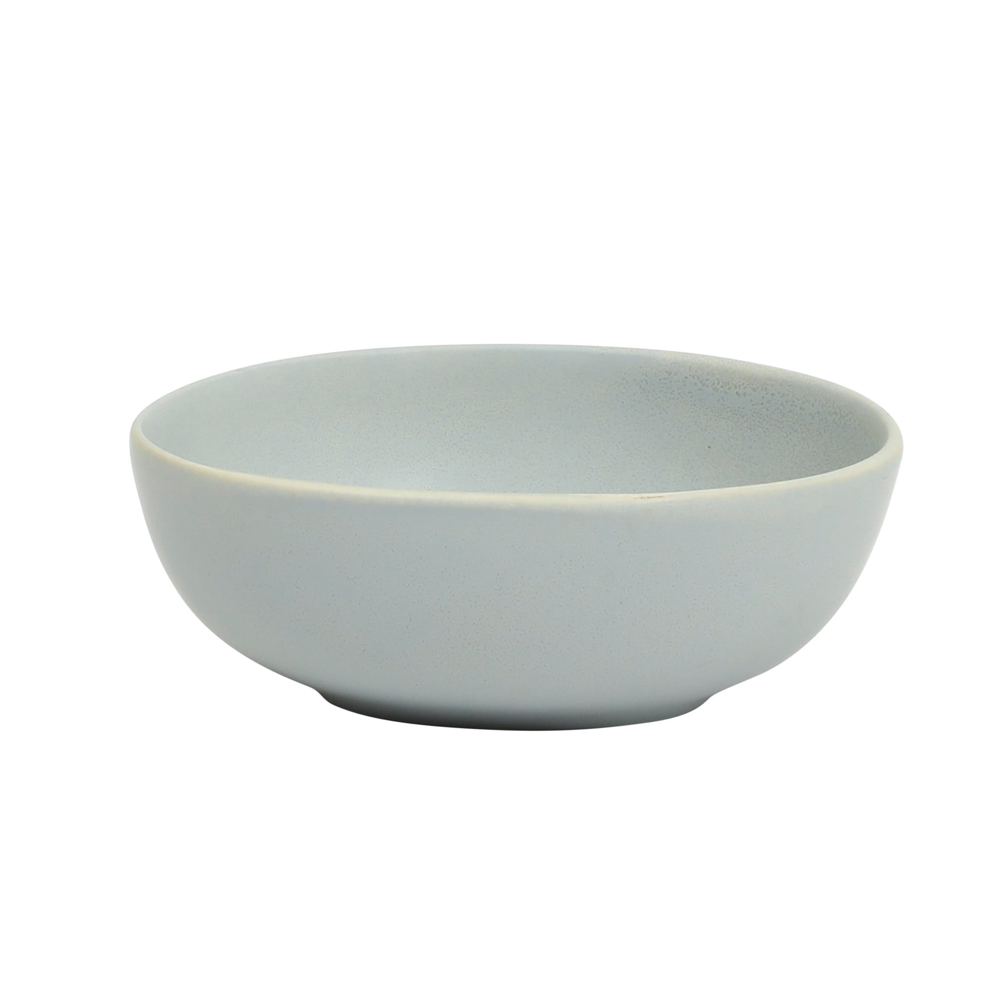 Gibson Elite Zion Mist 16 Piece Stoneware Reactive Glaze (Service for 4) Ceramic Plates and Bowls Modern Organic Dinnerware Set - Blue