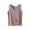 Khaki-RongHuan fleece tank tops, variant on RongHuan Thermal Tank Tops Women Plus Size Fleece Lined Underwear Tops Camisoles Sleeveless Warm Undershirt with Pocket