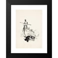thumbnail image 2 of F. Ockerse 14x18 Black Modern Framed Museum Art Print Titled - Three Men on a Boat (1934), 2 of 5