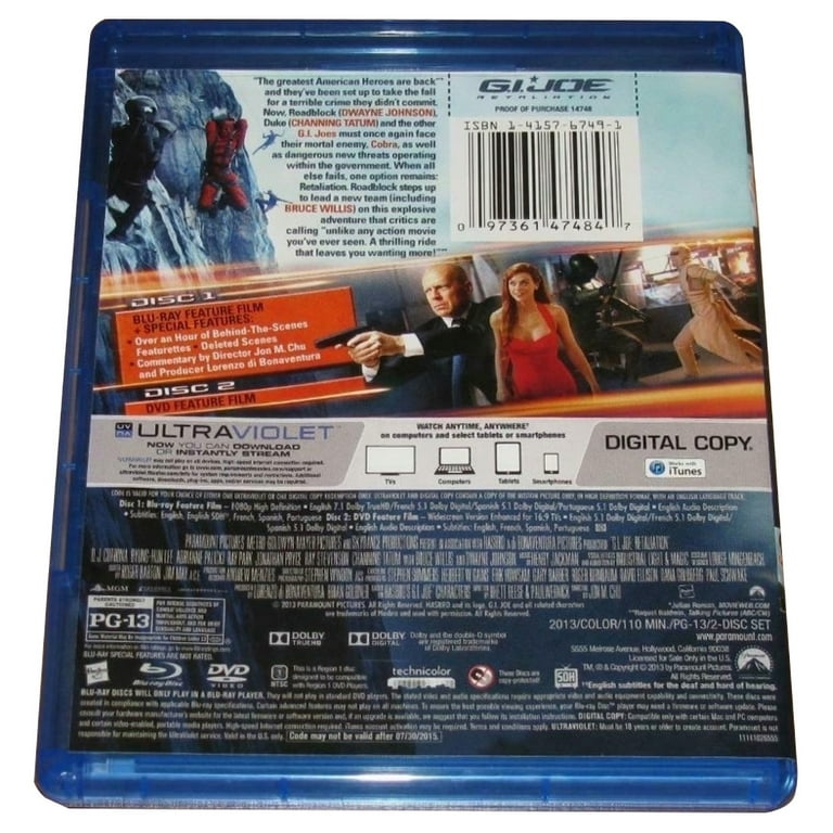 その他 Gi Joe: Retaliation [Blu-ray] Amazon.com: G.I. Joe: Retaliation [Blu-ray] : Bruce Willis