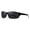 Black, variant on Polarized Foldable Sunglasses with TR90 Frame for Cycling and Sports Lightweight Portable and UV Protection Bright Solid White Green Mirror