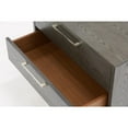 thumbnail image 5 of Modern Gray Wash Nightstand with Two Drawers, 5 of 5
