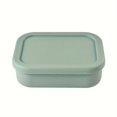 thumbnail image 1 of 1pc  Silicone Lunch Box  Leak Proof Bento Box  3 Compartments Food Container  Microwave Safe  For School Students And Office Workers  Kitchen Gadgets  Kitchen Accessories  Travel Accessor, 1 of 7
