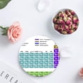 thumbnail image 4 of FMSHPON Periodic Table of Elements Set of 8 Round Coaster for Drinks, Absorbent Ceramic Stone Coasters Cup Mat with Cork Base for Home Kitchen Room Coffee Table Bar Decor, 4 of 6