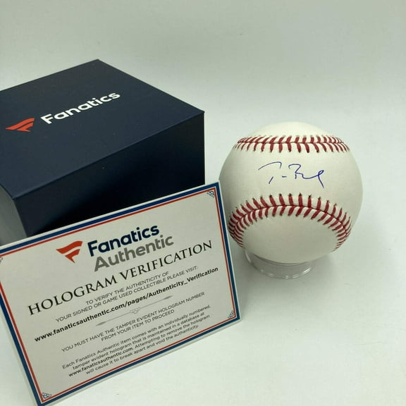 Tom Brady Single Signed Autographed Official Major League Baseball Fanatics COA