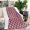 Pink, variant on Pink Brown Heart Checkered Pattern Blanket,Comfortable Soft Flannel Throw Blanket,All Season,Warm Lightweight Blankets for Sofa Bed Couch Living Room Chair,30"x40"