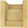 thumbnail image 4 of 6"W x 6"D x 6"H Wide Mediterranean Rough Cedar Woodgrain TimberThane Corbel, Primed Tan, 4 of 6