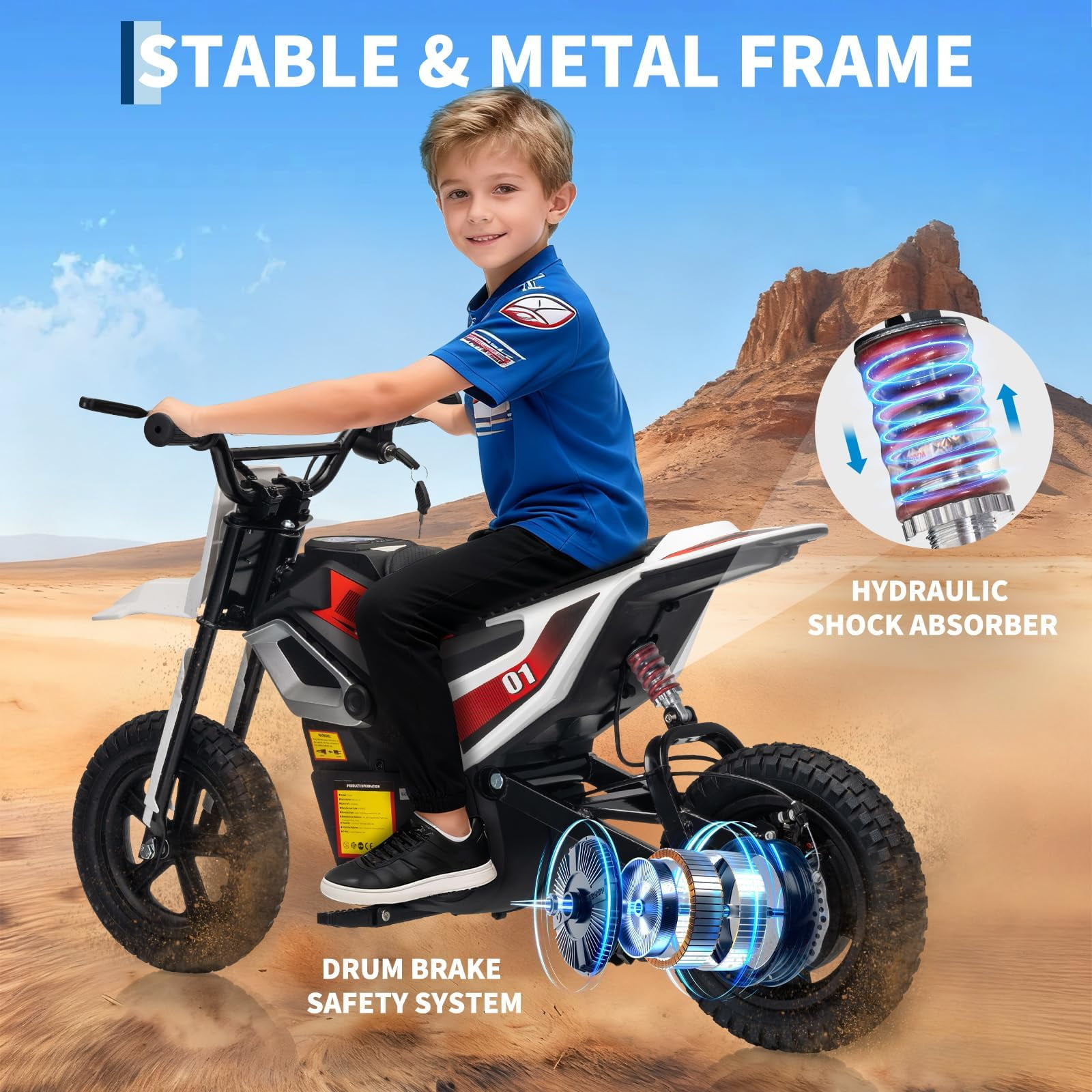 Eastvita 67MPH, Rear Suspension, 12 Miles, Bluetooth, Music