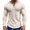 Beige, variant on Men's Shirts Pullover Hoodie Pocket Solid Color Half Cut Half Zip Man Long Sleeve Hoodless Casual Outwear Jackets Gray M