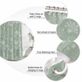 thumbnail image 2 of Sage Green Butterfly Botanical Bathroom Shower Curtains with 12 Hooks Polyester Waterproof Shower Curtain for Stalls and Bathtubs Summer Plants Line Art Decorative Bathroom Curtain 72x78 Inches, 2 of 7