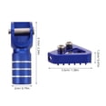 thumbnail image 2 of Raindrops 1Set Durable Aluminum Alloy Rear Brake Pedal and Shifter Lever Tip Set for Motorcycle Blue, 2 of 6
