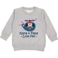 thumbnail image 2 of Inktastic Nana and Papa Love Me Grandson Toddler Sweatshirt, 2 of 4