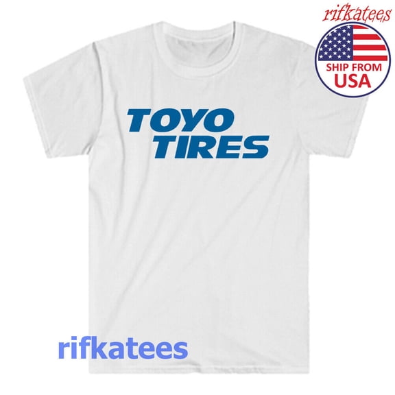 Toyo Tires Men's White T-Shirt Size S-5XL