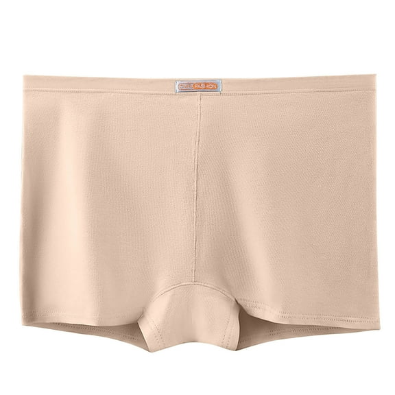 Bigersell Women Boy Short Panties Cotton Boyshort No Show Boy Shorts Underwear for Women Seamless Boxers Briefs High Waisted Underwear Khaki L