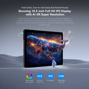 Alldocube iPlay70 S 2024 10.5 in Tablet, 128GB, Android 15, Wi-Fi, Gray