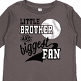thumbnail image 4 of Inktastic Little Brother and Biggest Fan Baseball Family Fan Boys or Girls Long Sleeve Toddler T-Shirt, 4 of 5