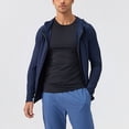 thumbnail image 6 of Riecok Sports Jacket for Men Long Sleeve Hooded Jackets Zip Up Coats with Pockets Solid Casual Trendy Outetwear, 6 of 7