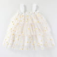 thumbnail image 2 of Gibobby Toddler Girls Solid Color Party Gown Short-Sleeve Crew Neck Cake Tulle Dress with Bowknot Gibobby Princess Clothes for Kids(3-4 Years,White), 2 of 8