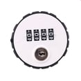 thumbnail image 2 of Combination Cabinet Cam Lock 4 Digital Keyless Drawer Door Gym School Locker with Key Reset,1* cam lock,Silver, 2 of 9