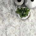 thumbnail image 6 of nuLOOM Kristan Hand Tufted Shag Area Rug, 6' x 9', Ivory, 6 of 9