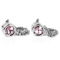 thumbnail image 2 of Gemelos de Cadena de Cristal de Cobre Sunnimix Plata Rosa, 2 of 8