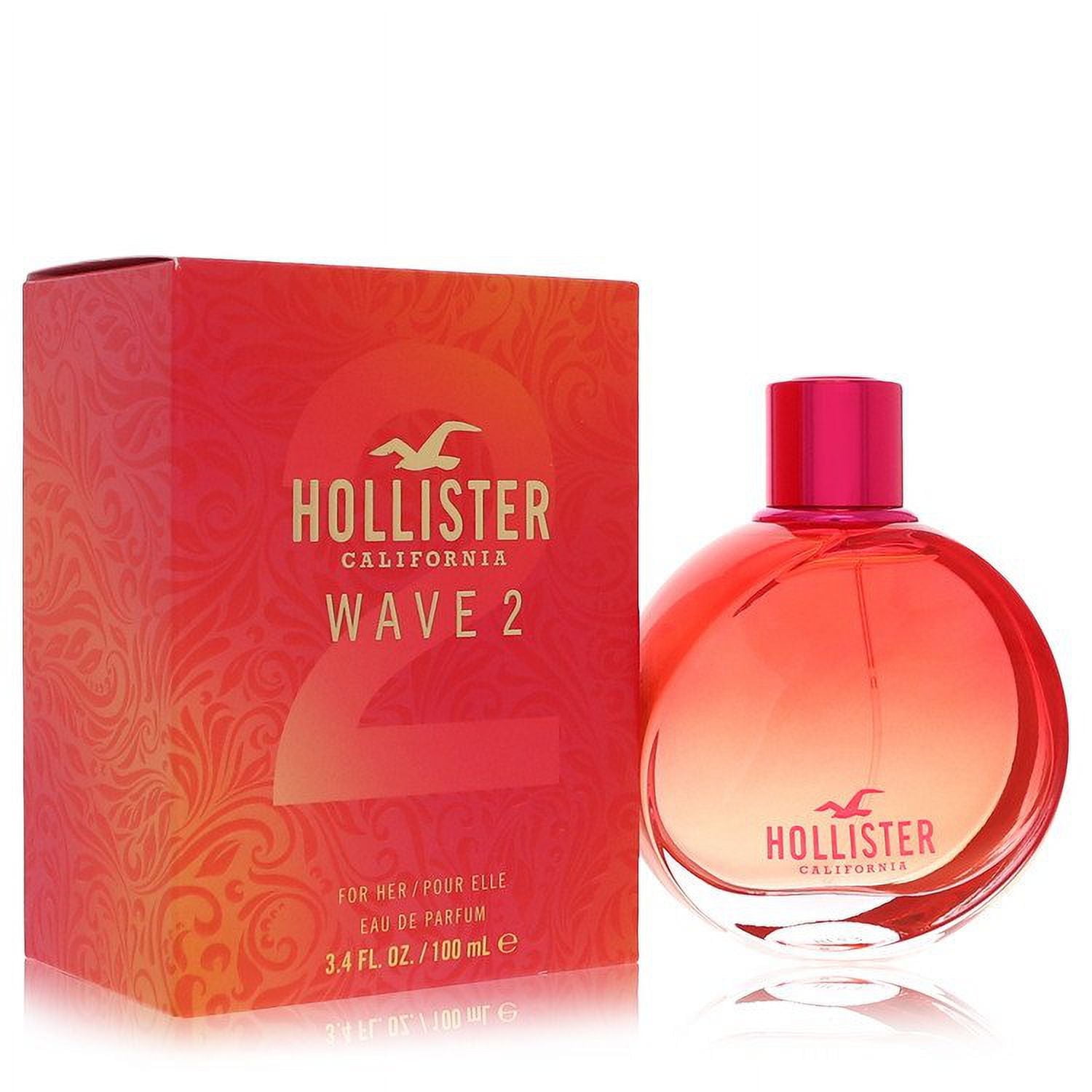 Hollister, Men's Free Wave EDT, 3.4 oz, Aquatic Fruity Fresh