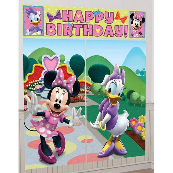 Amscan Daisy Duck Birthday Scene Setter, 10.26" x 0.26"