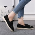 thumbnail image 6 of New Women Loafers Shoes Brand Casual Flat Shoes Leather Cashmere Single Shoes Ladies Walking Non Slip Chaussure Femme, 6 of 6