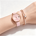 thumbnail image 3 of YATLTE Leather Women Watches, Ladies Dress Analog Quartz Date Classic Luminous Leather Strap Waterproof Female Wrist Watch, 3 of 5