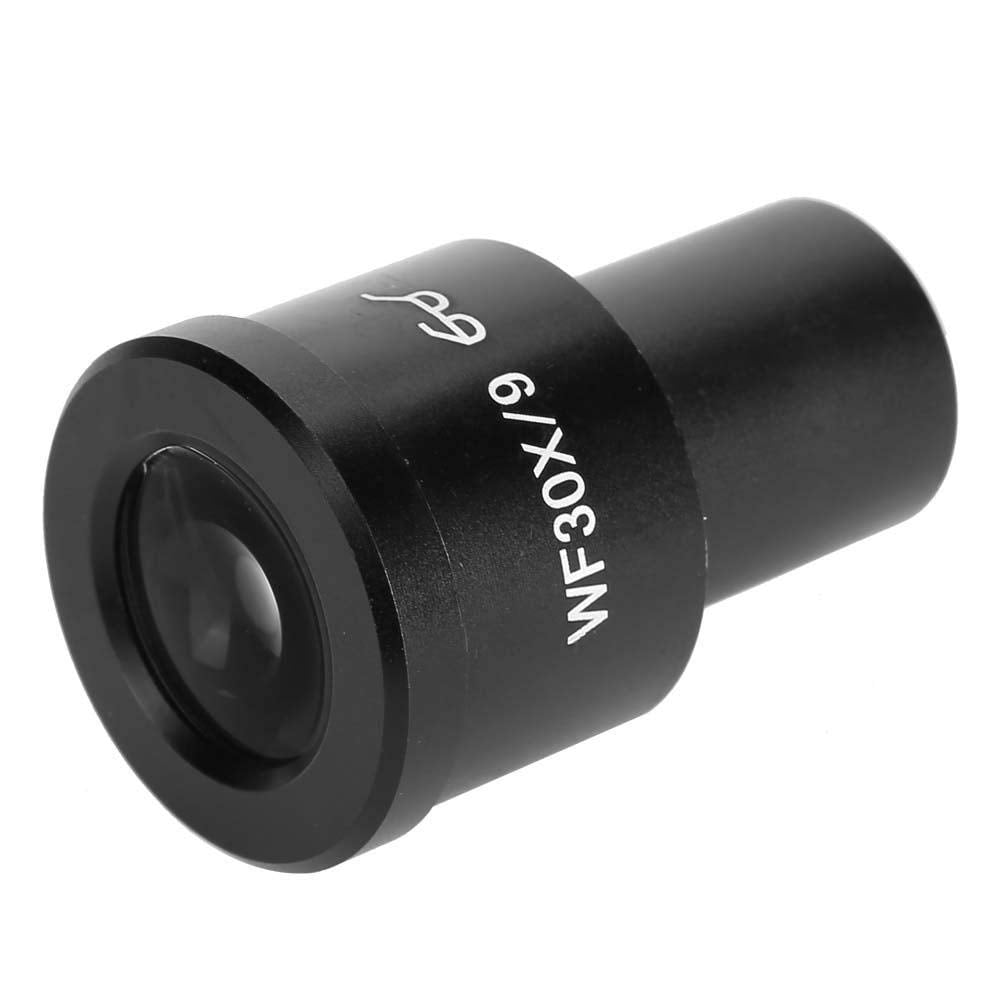 9mm Microscope Ocular Lens Good Light Transmittance for Microscope Comdy Aluminum Alloy 30X Clearer Microscope Eyepiece 