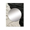 thumbnail image 2 of Designart "Marbled Dreamscape Black and White II" Modern Geometric Mirror Wall Decor - Modern Black Abstract Large Mirror For Wall Art Decor - 40" x 30" Inch, 2 of 5