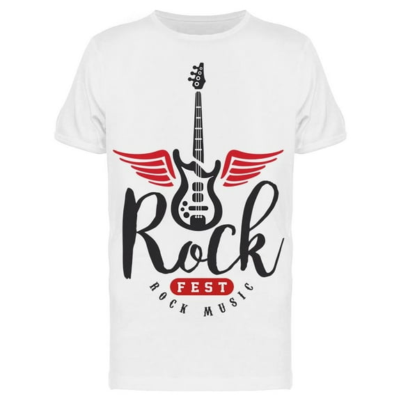 Rock Music Fest T-Shirt Men -Image by Shutterstock Men T-Shirt, Male XX-Large