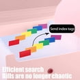 thumbnail image 4 of Colorful 13-Compartment Smiling Face A6 Document Organizer Waterproof Receipt And Document Storage Pouch, 4 of 6