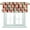 Retro Geometric Mid Century, variant on Retro 70s Mid Century Rod Pocket Valance Curtains,Minimalism Modern Rainbow Colorful Modern Boho Geometric Print Window Treatments Valances for Kitchen Living Bathroom,54"x18"in(1Pcs)