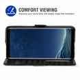 thumbnail image 3 of Étui pour Samsung Galaxy S8active, Étui de Téléphone Portable avec Porte-Cartes, Support Rabattable Protecteur - Noir, 3 of 7