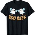 thumbnail image 1 of Camiseta divertida para disfraz de Halloween con diseño de abejas fantasma, para adultos, 1 of 2