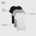 thumbnail image 2 of Camiseta Shirt GAP Classic, paquete de 3, multitalla, 2 of 3